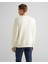 Erkek Krem Regular Fit Bisiklet Yaka Logolu Sweatshirt 2043023.130 2