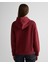 Kadın Bordo Relaxed Fit Kapüşonlu Logolu Sweatshirt 4200276.604 2