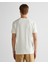 Erkek Krem Regular Fit Bisiklet Yaka Logolu T-Shirt 2043022.130 2
