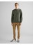 Erkek Yeşil Regular Fit Bisiklet Yaka Logolu Sweatshirt 2015085.351 3