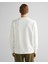 Erkek Krem Regular Fit Bisiklet Yaka Logolu Sweatshirt 2015085.113 2