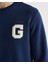 Erkek Lacivert Regular Fit Bisiklet Yaka Logolu Sweatshirt 2043023.409 5