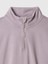 Kız Çocuk Lila Vintage Soft Yarım Fermuarlı Crop Pullover Sweatshirt 3