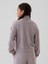 Kız Çocuk Lila Vintage Soft Yarım Fermuarlı Crop Pullover Sweatshirt 5