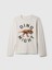 Erkek Çocuk Kırık Beyaz Grafikli T-Shirt 1