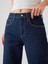 Kadın Lacivert Mid Rise '90s Loose Jean Pantolon 2