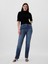 Kadın Mavi 90's Straight Jean Pantolon 5