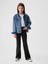 Kız Çocuk Siyah High Rise '70S Flare Jean Pantolon 1