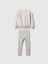 Kız Bebek Gri Gap Logo Vintage Soft Sweatshirt Set 2