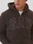 Erkek Kahverengi Gap Logo Fermuarlı Sherpa Sweatshirt 3