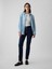 Kadın Lacivert Mid Rise Vintage Slim Jean Pantolon 1