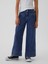 Kız Çocuk Lacivert High Rise Stride Wide-Leg Ankle Jean Pantolon 5