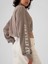 Kadın Kahverengi Gap Logo Vintage Soft Crop Sweatshirt 3