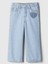 Kız Bebek Açık Mavi Wide Leg Jean Pantolon 1