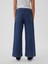 Kız Çocuk Lacivert High Rise Stride Wide-Leg Ankle Jean Pantolon 4