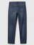 Erkek Koyu Mavi Mid Rise Slim Jean Pantolon 2