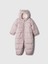 Bebek Pembe Coldcontrol Max Puffer Şişme Snowsuit Tulum 1