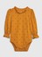 Kız Bebek Turuncu %100 Organik Pamuk Mix And Match Fırfırlı Bodysuit 1