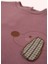 Kız Bebek Baskı Detaylı Pembe Gül Kurusu Sweatshirt 3