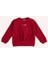 Kız Bebek Nakış Detaylı Kırmızı Sweatshirt 1