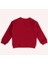 Kız Bebek Nakış Detaylı Kırmızı Sweatshirt 2