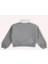 Kız Çocuk Baskı Detaylı Gri-Melanj Sweatshirt 2