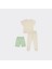 Erkek Çocuk Karanlıkta Parlayan Baskılı 3'lü Set Bej Pijama Takımı 2