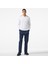 Erkek Beyaz Classic Fit Uzun Kollu Polo K37116T.1BW 3