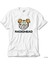Radiohead Kid Bear Cartoon Beyaz Tişört 1
