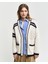 Kadın Beyaz Oversize Fit Klasik Yaka Logolu Hırka 4805281.130 1