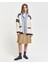 Kadın Beyaz Oversize Fit Klasik Yaka Logolu Hırka 4805281.130 4