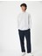 Slim Fit Gömlek Yarım Italyan Yaka Düğmeli Pamuklu 2