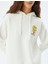 Tweety Oversize Sweatshirt Kapüşonlu Arkası Baskılı Lisanslı 5