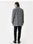Slim Fit Kaşe Kaban Cep Detaylı 4