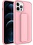 iPhone 12 Pro Max - Uyumlu Casesuar Qstand Kapak-Pembe 1