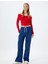 Crop Tişört Uzun Kollu Fermuarlı Fitilli Omzu Açık Slim Fit 2