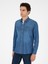 Erkek Mavi Regular Fit Jean Gömlek 50289346-VR036 1