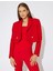 x Zeynep Bastık - Crop Blazer Ceket Asimetrik Kruvaze Ters Yaka 2
