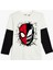Spiderman Tişört Lisanslı Uzun Kollu Bisiklet Yaka Baskılı Pamuklu 1