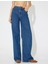 x Zeynep Bastık - Oversize Kot Pantolon Bol Paça Cep Detaylı Düğmeli - Loose Straight Jeans 4