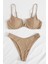 Üstü V Göğüs Dekolteli Bikini Takım 4