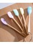 Silikon Candy 5 Li Mini Bambu Spatula Seti / Renkli Çok Renkli 5 1
