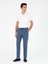 Erkek İndigo Carrot Fit Kanvas Pantolon 50284665-VR028 3