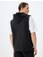 Spor Sweatshirt Oversize Kolsuz Kapşonlu Fermuar Detaylı Viskon Karışımlı 4