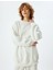 2'li Oversize Sweatshirt Seti Çok Renkli Bisiklet Yaka Şardonlu 4