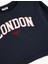 Sweatshirt London Şehir Baskılı Bisiklet Yaka Gömlek Etek Ucu Detaylı Şardonlu 3
