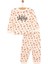 Bisiklet Yaka Vişne Desenli Kız Bebek Pijama Takımı 1