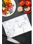 1 Parça Kesim Panosu White Marble Cam Beyaz 20 x 30 4