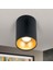 Siyah Bakır Metal Kasa 7 Watt Amber Işık GU10 Duy Sıva Üstü Tavan Armatürü Modern Metal Tavan Aplik 4