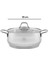 Optima Bergama Derin Çelik Tencere - Inox - 22 cm 2